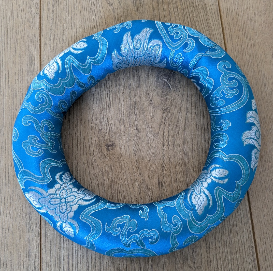 Tibetan Bowl Ring Cushion 20 cm Diameter Turquoise