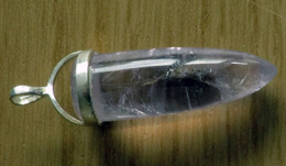 Amethyst Bullet Pendant