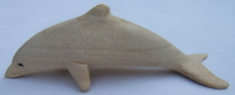 Carved Wooden Dolphins Set of Five Fair Trade