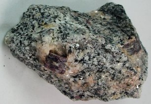 Mineral Ruby in Matrix