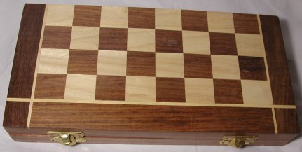 Folding Travel Chess Set 10 Inches Square