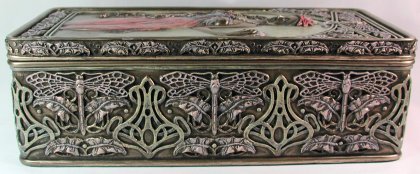 Bronze Art Fairy Box Art Nouveau Sun 57133